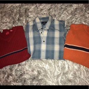 Lot of 3 men's shirts/sweaters
